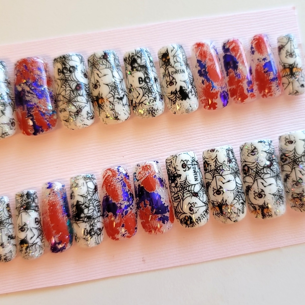 Halloween press on nails